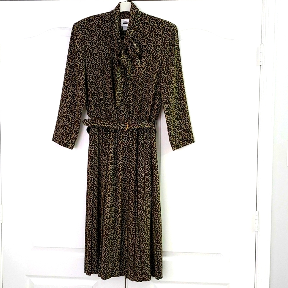 Leslie Fay Dress (appears vintage), sz 12